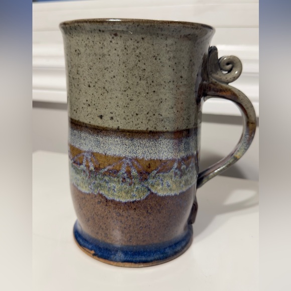Other - Handcrafted Ceramic Milk Bag Pitcher with Earthy Tones